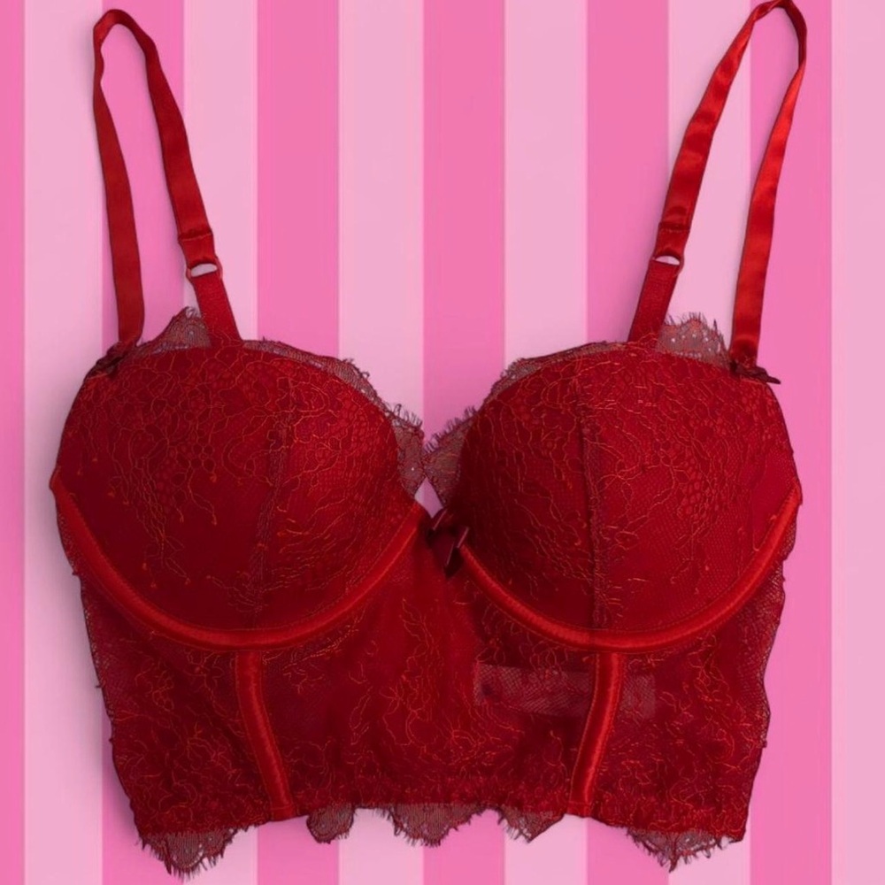 Victoria’s Secret Lace Demi Bustier Bra